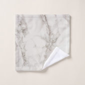 Beige marmer bad handdoek (Wasdoekje)