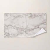Beige marmer bad handdoek (Handdoek)