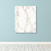 Beige marmer canvas afdruk (Insitu (Houten vloer))