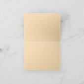 Beige marmer Dank u nota Kaart (Binnen)