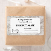 Beige marmer etiket (Insitu)