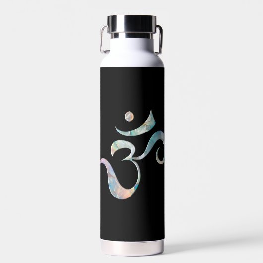 Beige Marmer Om Waterfles (Voorkant)