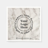 Beige marmer servet (Voorkant)