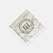 Beige marmer servet (Hoek)