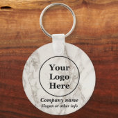 Beige marmer sleutelhanger (Voorkant)