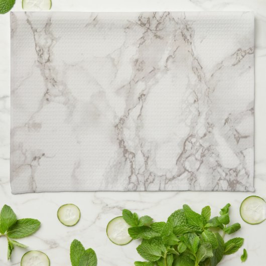 Beige marmer theedoek (Gevouwen)