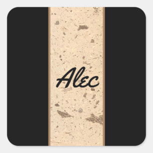 beige marmeren Sticker