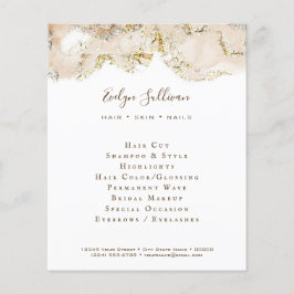 Beige Marmering Design Flyer