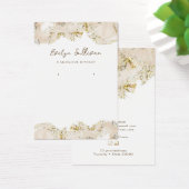 Beige marmering design sieraden display kaart (Bureau)