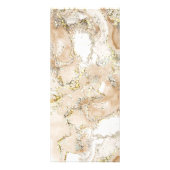beige marmering ontwerp prijslijst rackkaart reclamekaart (Achterkant)