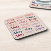 Beige Mary Plastic Onderzetters Set (Linkerzijde)