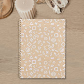 Beige Memphis Patroon Planner