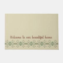 Beige met typografiegebied