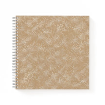 Beige Minimaal Bloemmotief Textuur
