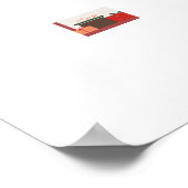 Beige Minimalist Elegant Simple Christmas Party Poster (Hoek)