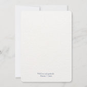 Beige minimalistische bruiloft save the date uitno kaart (Achterkant)