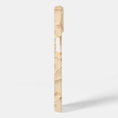 Beige Minimalistische Chic iPhone Hoesje Design (Achterkant / Rechts)