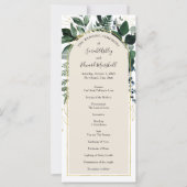 Beige Modern arch Botanic Greenery Programme (Voorkant)
