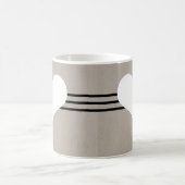 Beige Modern Heart Mok (Center)