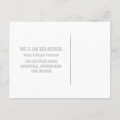 Beige Modern Home Sweet Home Briefkaart (Achterkant)