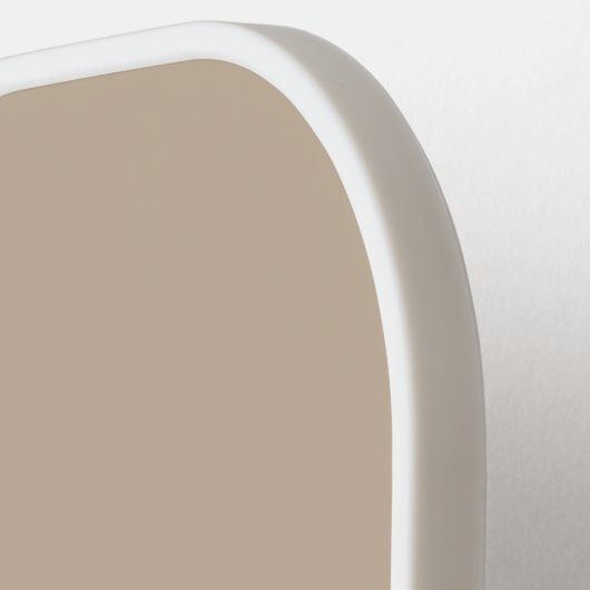 Beige Modern Monogram Pickleball Paddle (Links Detail)