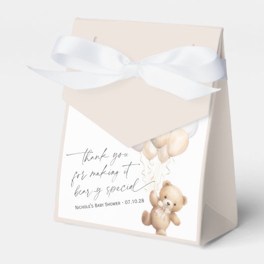 Beige Modern Schattige Barly Wachten Genderneutraa Bedankdoosjes (Voorkant Zijde)