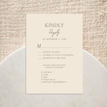 Beige Modern Whimsical Script Boheemse bruiloft