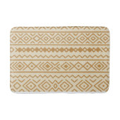 Beige moderne boho badmat (Voorkant)