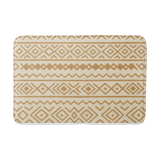 Beige moderne boho badmat (Voorkant)
