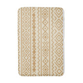 Beige moderne boho badmat (Voorkant Verticaal)