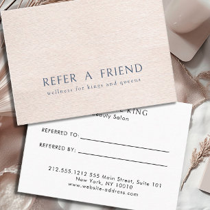 Beige moderne minimalistische salon kortingskaartje