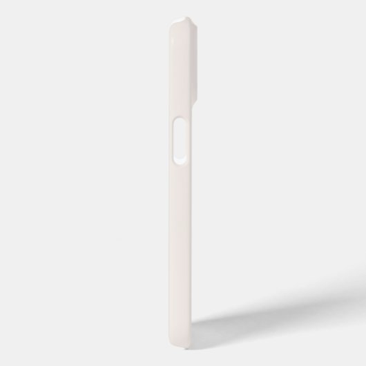Beige moderne monogram naam Case-Mate iPhone case (Achterkant / Rechts)