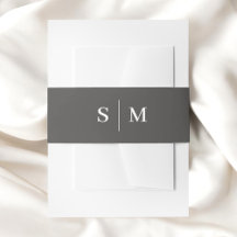 Beige Monogram Classic Elegant