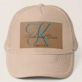 Beige Monogram Neutraal Trucker Pet (Voorkant)