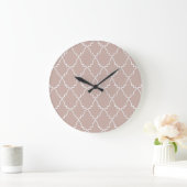 Beige Moroccan Lattice Pattern   Grote Klok (Huis)