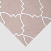 Beige Moroccan Lattice Pattern Tissuepapier (Detail)