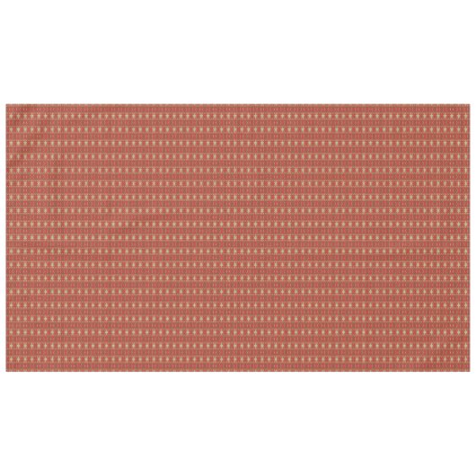 Beige Mosterd Groen Bruin Rood Sinaasappel Tribal  Tafelkleed (Voorkant (Horizontaal))