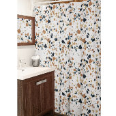 Beige Mozaïek Douchegordijn