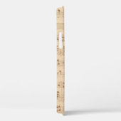 -beige muzieknoten Case-Mate iPhone case (Achterkant / Rechts)