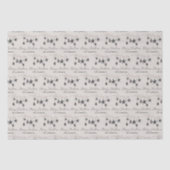 Beige natuurlijke moderne elegante kerst tissuepapier (Voorkant)