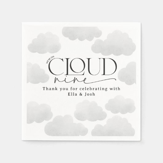 Beige natuurlijke wolk negen douche modern stijlvo servet (Voorkant)