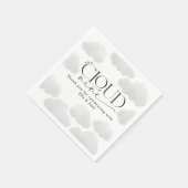 Beige natuurlijke wolk negen douche modern stijlvo servet (Hoek)