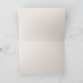 Beige Navy Minimal New Parents Moeder Vader Kaart (Binnen)