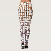 Beige Net-Leggings Leggings (Achterkant)
