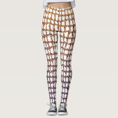 Beige Net-Leggings Leggings (Voorkant)