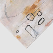 Beige neutraal abstract kunststofpapier tissuepapier (Detail)