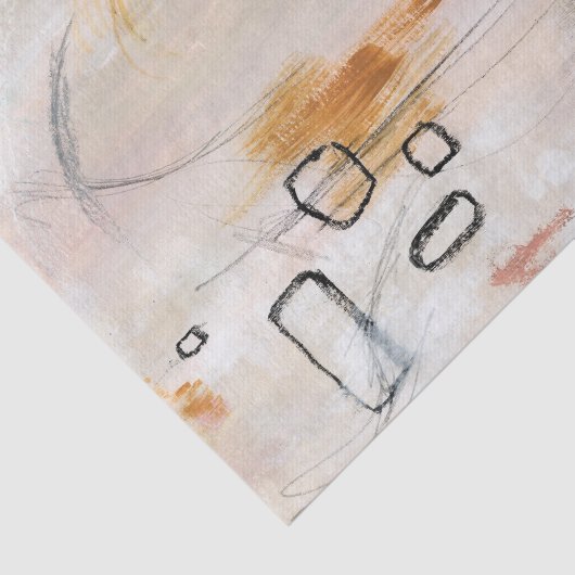 Beige neutraal abstract kunststofpapier tissuepapier (Detail)