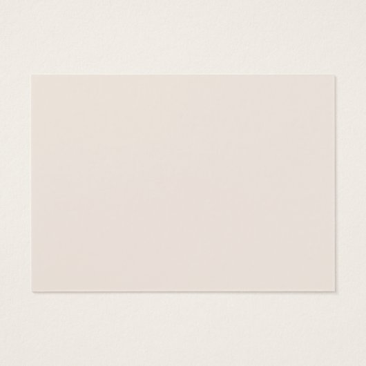 Beige Neutraal Elegant Cadeaubon Visitekaartje (Achterkant)
