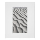 Beige neutrale zand interieur kunst perfect poster (Voorkant)