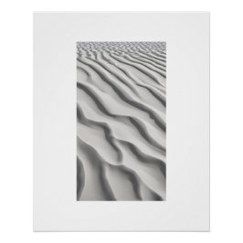 Beige neutrale zand interieur kunst perfect poster